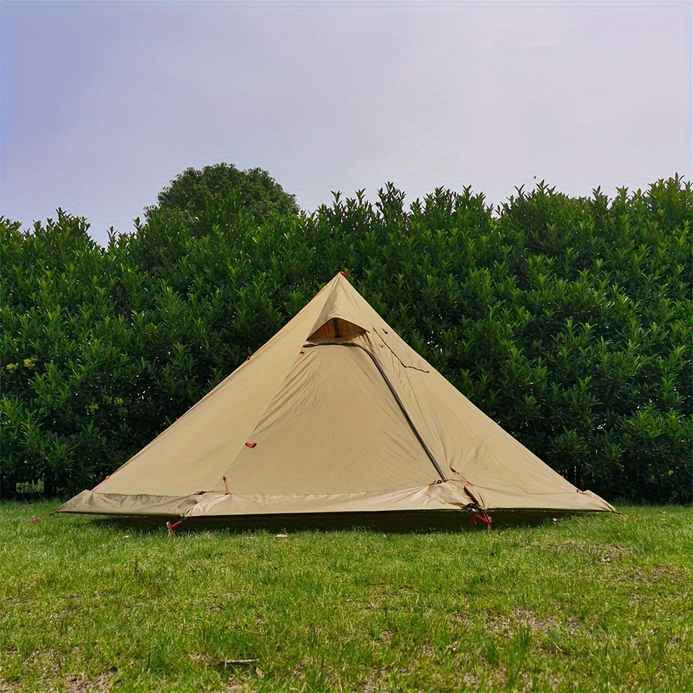 10 5 x 5 2 camping tent with stove jack outdoor teepee tent for family camping backpacking hiking details 1