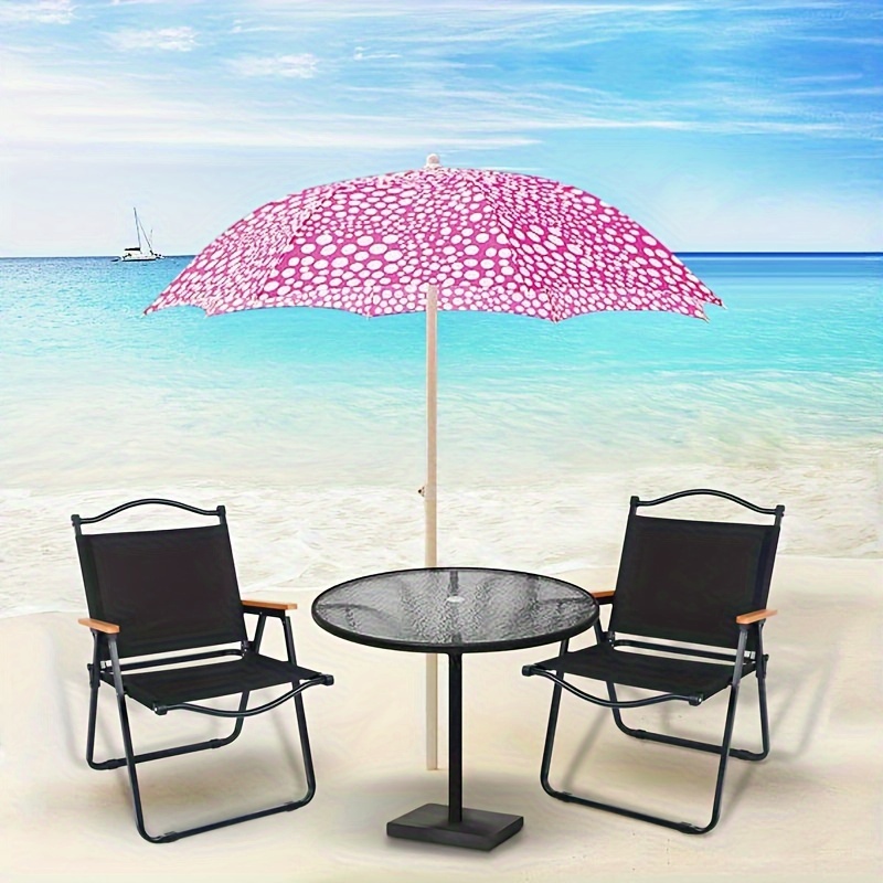   for adults with handle and storage bag large size 264lbs load bearing collapsible outdoor furniture for leisure beach picnic hiking fishing color black details 4