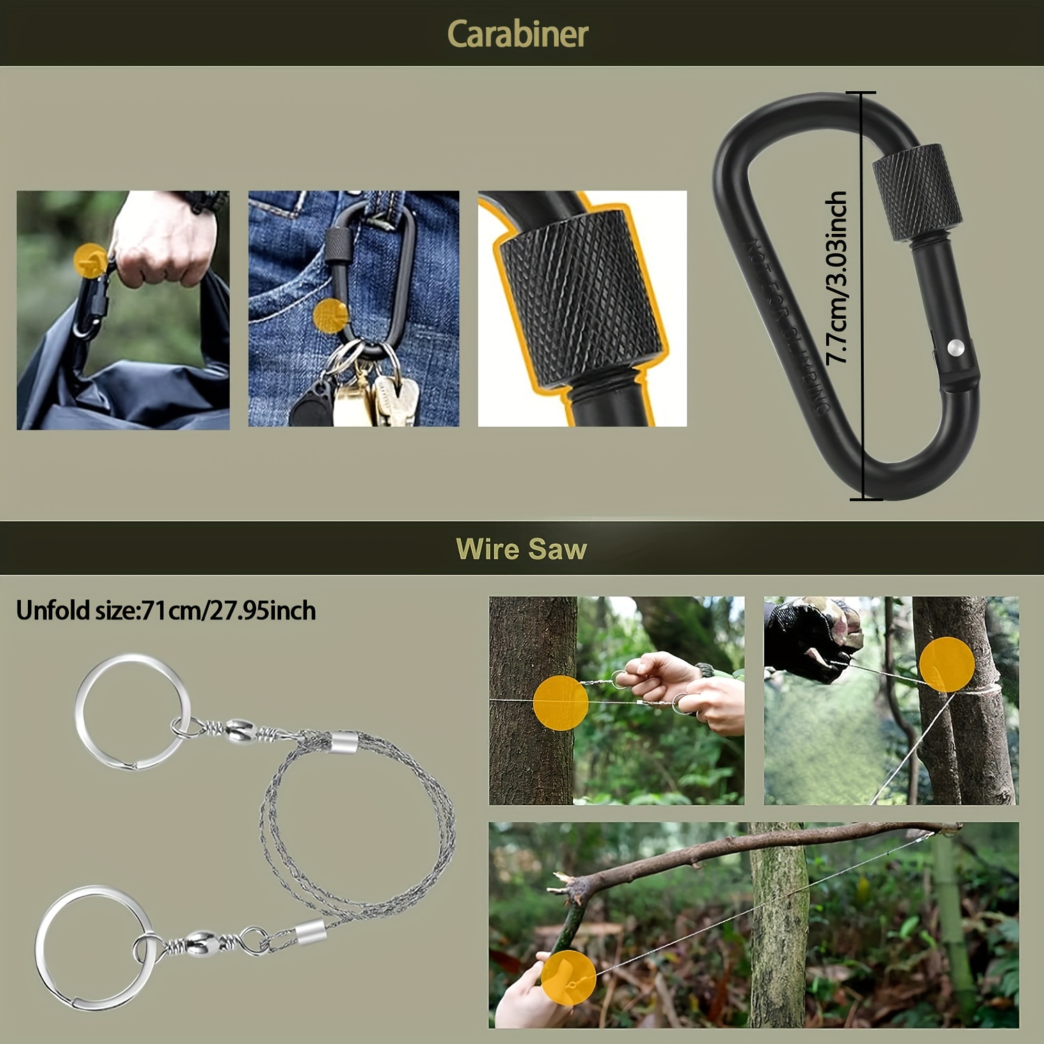 survival kit 28 in 1 survival tool for camping hiking and exploring great holiday gift for dad husband boyfriend details 2