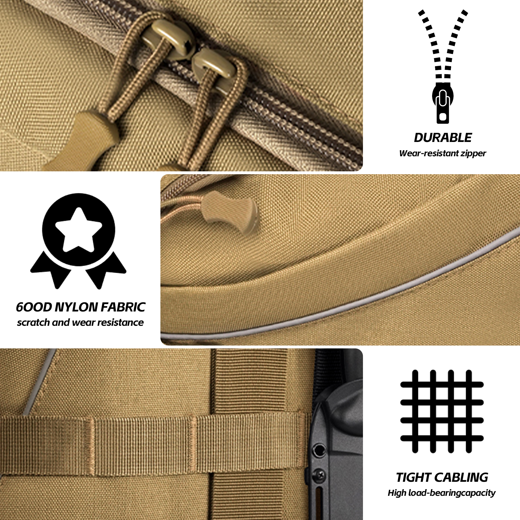 fishing backpack tackle sling bag fishing backpack with rod holder tackle box for men women details 6
