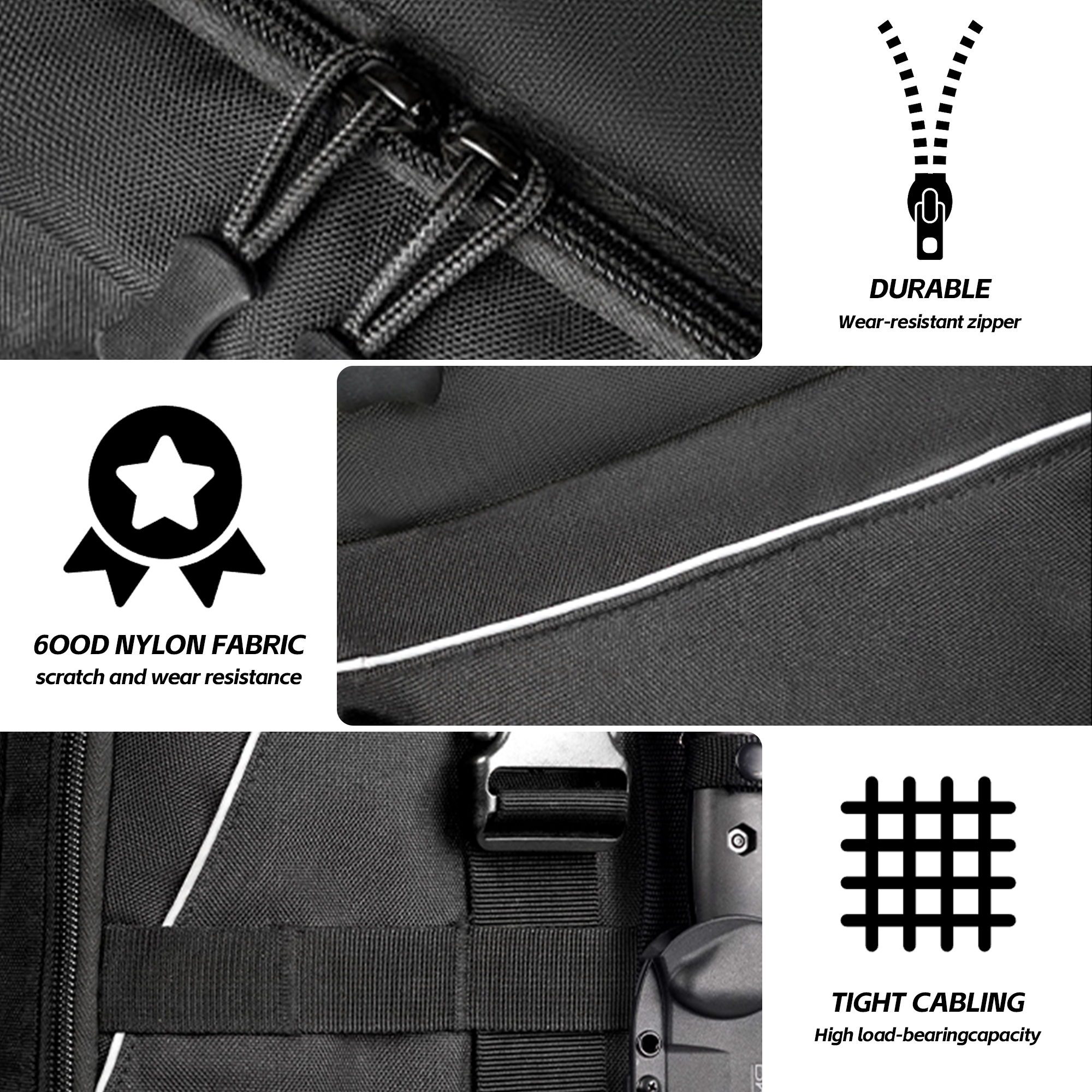 fishing backpack tackle sling bag fishing backpack with rod holder tackle box for men women details 10